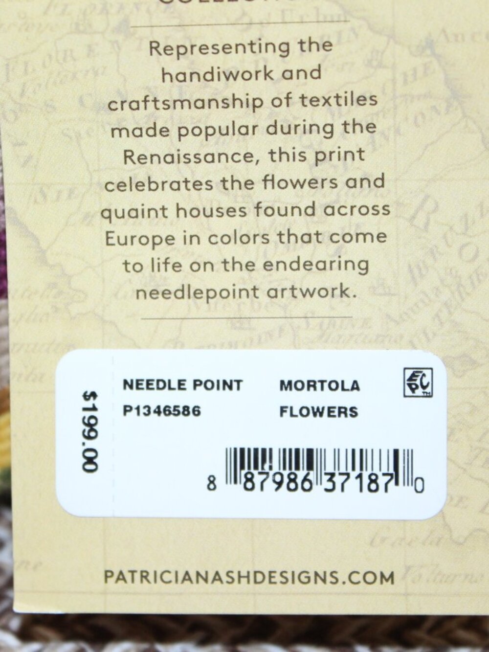 NWT Patricia Nash Mortola Top Handle needle point purse and wallet set GORGEOUS! - Picture 6 of 13